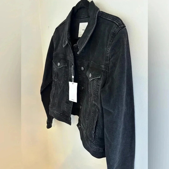 Mango Denim Jacket in Black NWT - Picture 14 of 14